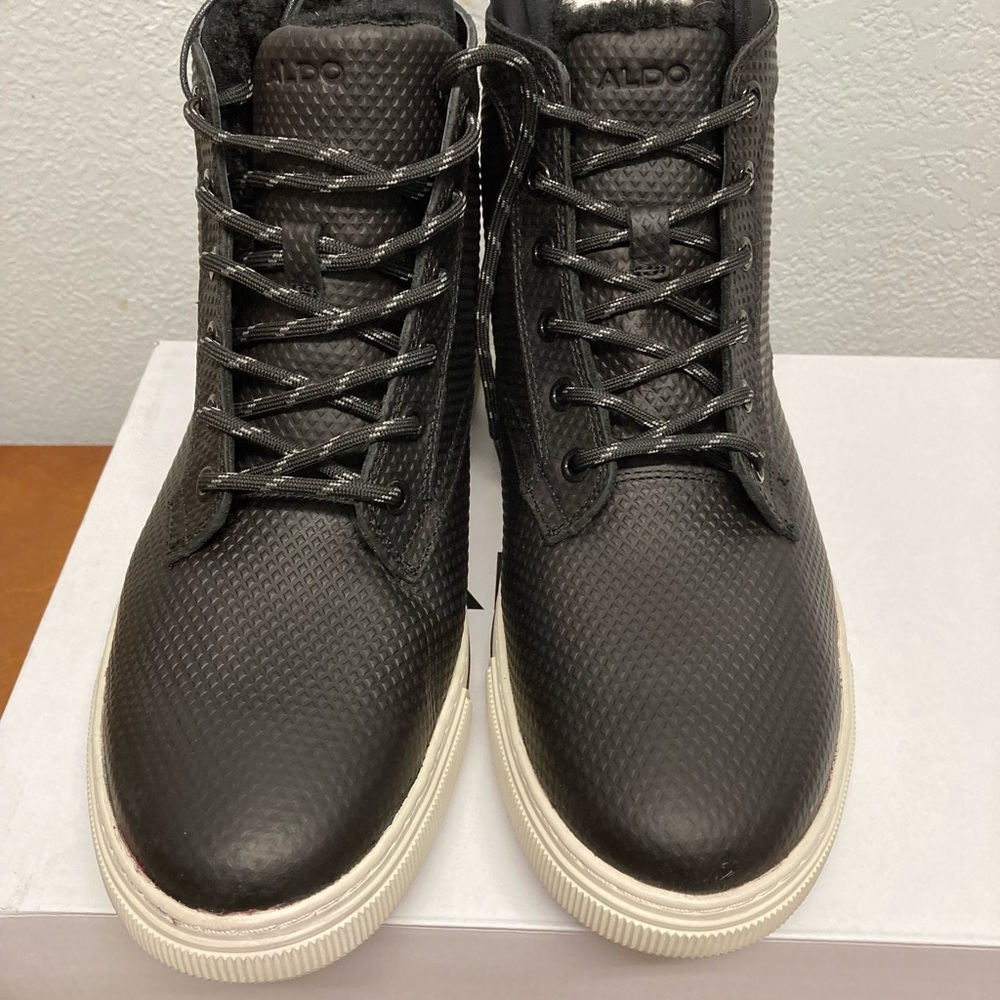 Mens winter boots casual wear black boots